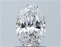 Diamante Natural 0.70 quilates, Ovalado , Color D, claridad SI2 y certificado GIA