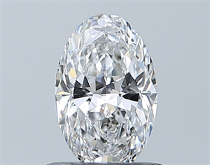 Foto Diamante Natural 0.70 quilates, Ovalado , Color D, claridad SI2 y certificado GIA de