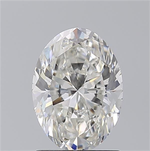 Picture of Natural Diamond 1.50 Carats, Oval with  Cut, G Color, VS2 Clarity and Certified by GIA