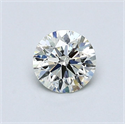 Diamante Natural 0.55 quilates, Redondo , Color K, claridad VS2 y certificado GIA