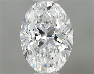 Foto Diamante Natural 0.40 quilates, Ovalado , Color D, claridad SI1 y certificado GIA de