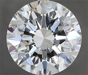 Foto Diamante Natural 3.01 quilates, Redondo , Color H, claridad VVS2 y certificado GIA de