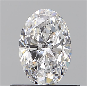 Picture of Natural Diamond 0.50 Carats, Oval with  Cut, D Color, VS1 Clarity and Certified by GIA