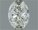 Natural Diamond 0.71 Carats, Oval with  Cut, I Color, VVS1 Clarity and Certified by IGI