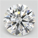 Lab Grown Diamond 2.38 Carats, Round with Ideal Cut, D Color, IF Clarity and Certified by IGI