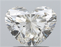 Natural Diamond 1.51 Carats, Heart with  Cut, J Color, VS2 Clarity and Certified by GIA