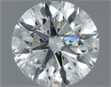 Natural Diamond 1.00 Carats, Round with Excellent Cut, H Color, I1 Clarity and Certified by IGI