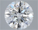 Lab Grown Diamond 3.01 Carats, Round with Very Good Cut, G Color, VVS2 Clarity and Certified by IGI