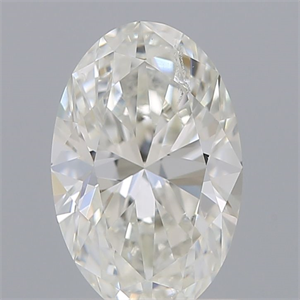 Picture of Natural Diamond 1.01 Carats, Oval with  Cut, I Color, SI1 Clarity and Certified by GIA