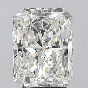 Picture of Natural Diamond 3.01 Carats, Radiant with  Cut, H Color, SI2 Clarity and Certified by GIA