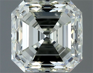 Picture of Natural Diamond 1.00 Carats, Asscher with  Cut, I Color, VVS2 Clarity and Certified by IGI