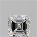 Diamante Natural 1.01 quilates, Asscher , Color G, claridad VS1 y certificado GIA
