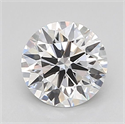 Lab Grown Diamond 1.02 Carats, Round with Ideal Cut, D Color, VVS1 Clarity and Certified by IGI