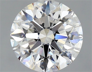 Picture of Natural Diamond 2.03 Carats, Round with Excellent Cut, D Color, VS1 Clarity and Certified by GIA