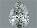 Diamante Natural 1.01 quilates, De pera , Color G, claridad SI2 y certificado IGI