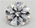Lab Grown Diamond 2.96 Carats, Round with Ideal Cut, E Color, VVS2 Clarity and Certified by IGI
