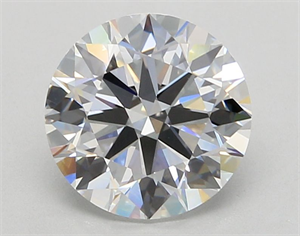 Picture of Lab Grown Diamond 2.96 Carats, Round with Ideal Cut, E Color, VVS2 Clarity and Certified by IGI
