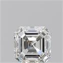 Natural Diamond 1.01 Carats, Asscher with  Cut, I Color, VVS2 Clarity and Certified by GIA