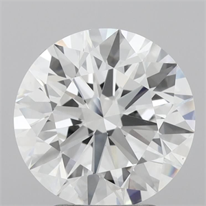 Picture of Lab Grown Diamond 3.03 Carats, Round with Ideal Cut, D Color, IF Clarity and Certified by IGI