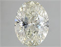 Diamante Natural 1.00 quilates, Ovalado , Color J, claridad SI2 y certificado IGI
