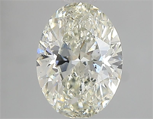 Foto Diamante Natural 1.00 quilates, Ovalado , Color J, claridad SI2 y certificado IGI de