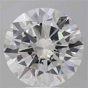 Picture of Lab Grown Diamond 6.85 Carats, Round with Excellent Cut, E Color, VS1 Clarity and Certified by IGI