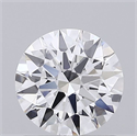 Lab Grown Diamond 1.06 Carats, Round with Ideal Cut, E Color, VS1 Clarity and Certified by IGI