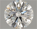 Natural Diamond 1.01 Carats, Round with Excellent Cut, J Color, SI2 Clarity and Certified by GIA
