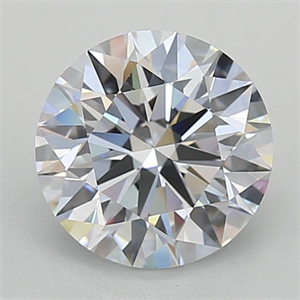 Picture of Lab Grown Diamond 2.58 Carats, Round with Ideal Cut, E Color, IF Clarity and Certified by IGI
