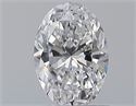 Natural Diamond 0.91 Carats, Oval with  Cut, D Color, IF Clarity and Certified by GIA
