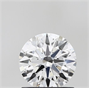 Del inventario de diamantes de laboratorio, 1.04 quilates, Redondo , Color D, claridad VVS1 y certificado IGI