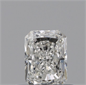 Natural Diamond 0.43 Carats, Radiant with  Cut, G Color, VVS1 Clarity and Certified by GIA