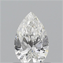 Diamante Natural 0.55 quilates, De pera , Color E, claridad SI1 y certificado GIA