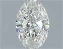 Diamante Natural 0.70 quilates, Ovalado , Color H, claridad SI1 y certificado GIA