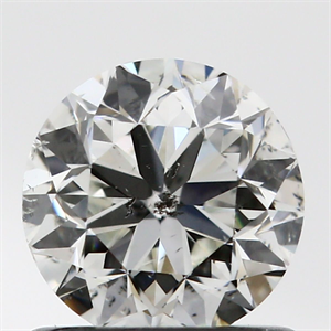 Picture of Natural Diamond 0.80 Carats, Round with Very Good Cut, I Color, SI2 Clarity and Certified by GIA
