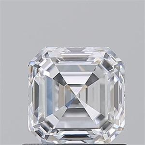Foto Diamante Natural 1.01 quilates, Asscher , Color F, claridad VVS1 y certificado GIA de