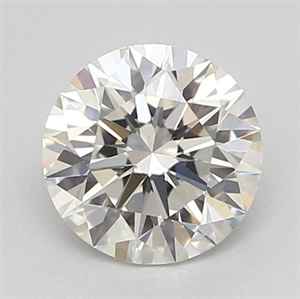 Picture of Natural Diamond 0.43 Carats, Round with Excellent Cut, I Color, VS1 Clarity and Certified by GIA