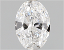 Natural Diamond 0.51 Carats, Oval with  Cut, D Color, VVS1 Clarity and Certified by GIA