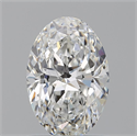 Natural Diamond 1.01 Carats, Oval with  Cut, F Color, VS1 Clarity and Certified by GIA