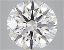 Lab Grown Diamond 5.11 Carats, Round with Ideal Cut, D Color, VS1 Clarity and Certified by IGI