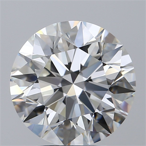 Picture of Natural Diamond 3.01 Carats, Round with Excellent Cut, H Color, VVS1 Clarity and Certified by GIA