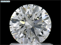 Natural Diamond 0.92 Carats, Round with Very Good Cut, G Color, I1 Clarity and Certified by GIA