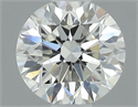 Diamante Natural 0.52 quilates, Redondo , Color J, claridad VVS1 y certificado GIA
