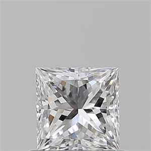 Picture of Natural Diamond 0.70 Carats, Princess with  Cut, D Color, VS1 Clarity and Certified by GIA