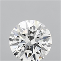 Lab Grown Diamond 1.58 Carats, Round with Ideal Cut, F Color, VVS2 Clarity and Certified by IGI