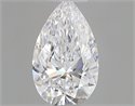 Diamante Natural 0.40 quilates, De pera , Color D, claridad VS1 y certificado GIA