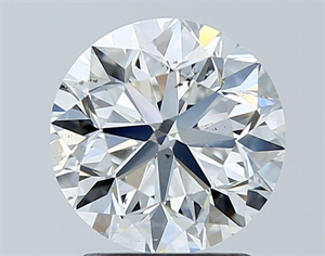 Picture of Natural Diamond 2.00 Carats, Round with Very Good Cut, G Color, SI2 Clarity and Certified by GIA