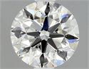 Natural Diamond 0.85 Carats, Round with Excellent Cut, I Color, VVS1 Clarity and Certified by GIA