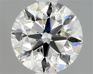 Picture of Natural Diamond 0.85 Carats, Round with Excellent Cut, I Color, VVS1 Clarity and Certified by GIA