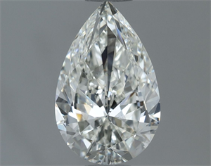 Picture of Natural Diamond 0.90 Carats, Pear with  Cut, H Color, VVS1 Clarity and Certified by IGI